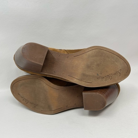 Sam Edelman Lynne Women's Suede Booties Size 9 Brown Block Heel Boots - Picture 10 of 12